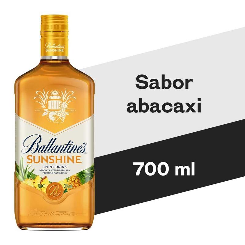 Whisky Ballantines Sunshine Abacaxi 700ml - Licor - Magazine Luiza
